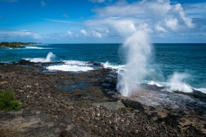 Spouting Horn Blowhole   Kauai Hawaii 8311